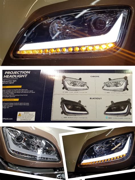Kenworth Peterbilt LED Headlight Assembly. . Peterbilt 579 headlight adjustment